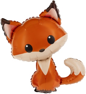 Шар (36''/91 см) Фигура, Лисенок, 1 шт.